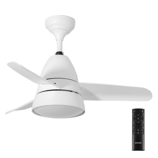 Ventilador de Techo Comba Blanco con Luz LED 20W Mando a Distancia 3 Aspas Ø96,5 cm Motor DC 26W Ventilador de Techo Comba Blanco con Luz LED 20W Mando a Distancia 3 Aspas Ø96,5 cm Motor DC 26W
