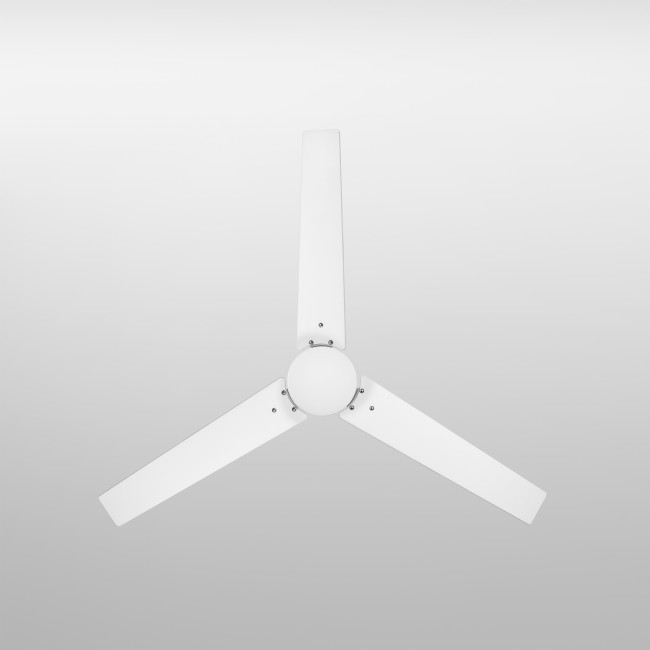 Ventilador de Techo Boume Blanco/Blanco con Luz LED 20W Mando a Distancia 3 Aspas Ø132 cm Motor DC 30W, superior Ventilador de Techo Boume Blanco/Blanco con Luz LED 20W Mando a Distancia 3 Aspas Ø132 cm Motor DC 30W, superior