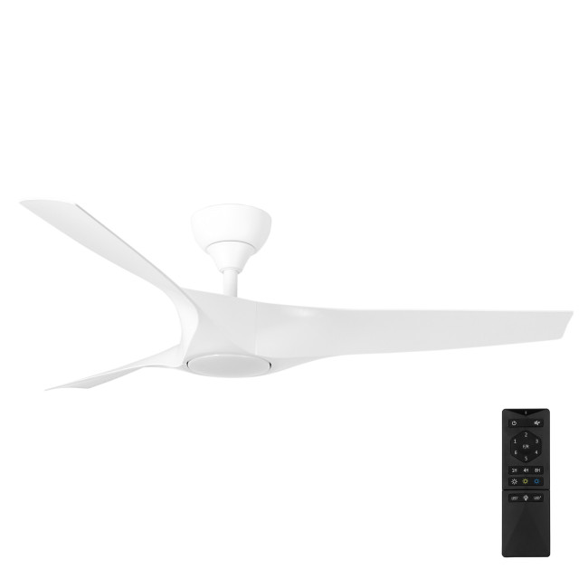 Ventilador de Techo Nevaly Blanco/ABS Blanco con Luz LED 24W Mando a Distancia 3 Aspas Ø132 cm Motor DC 45W Ventilador de Techo Nevaly Blanco/ABS Blanco con Luz LED 24W Mando a Distancia 3 Aspas Ø132 cm Motor DC 45W
