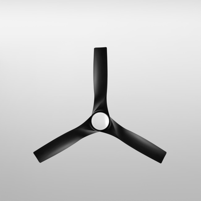 Ventilador de Techo Nevaly Negro/ABS Negro con Luz LED 24W Mando a Distancia 3 Aspas Ø132 cm Motor DC 45W, superior Ventilador de Techo Nevaly Negro/ABS Negro con Luz LED 24W Mando a Distancia 3 Aspas Ø132 cm Motor DC 45W, superior