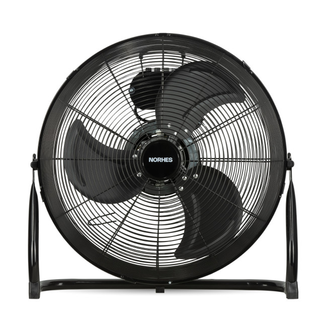 Ventilador de Suelo Industrial Soleq Negro. 3 Aspas Metálicas Ø51cm 3 Velocidades Basculación 90º Motor 90W, principal Ventilador de Suelo Industrial Soleq Negro. 3 Aspas Metálicas Ø51cm 3 Velocidades Basculación 90º Motor 90W, principal