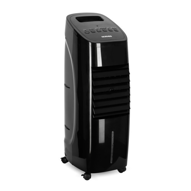Climatizador Evaporativo sin Tubo Zen Negro Capacidad 9L 3 Velocidades Mando Distancia Temporizador Motor 50W, perfil Climatizador Evaporativo sin Tubo Zen Negro Capacidad 9L 3 Velocidades Mando Distancia Temporizador Motor 50W, perfil