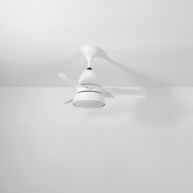 Ventilador de Techo Comba Blanco con Luz LED 20W Mando a Distancia 3 Aspas Ø96,5 cm Motor DC 26W, real Ventilador de Techo Comba Blanco con Luz LED 20W Mando a Distancia 3 Aspas Ø96,5 cm Motor DC 26W, real