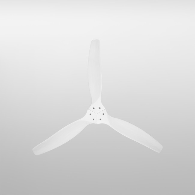 Ventilador de Techo Kent Blanco/Blanco sin Luz Mando a Distancia 3 Aspas Ø132 cm Motor DC 40W, superior Ventilador de Techo Kent Blanco/Blanco sin Luz Mando a Distancia 3 Aspas Ø132 cm Motor DC 40W, superior
